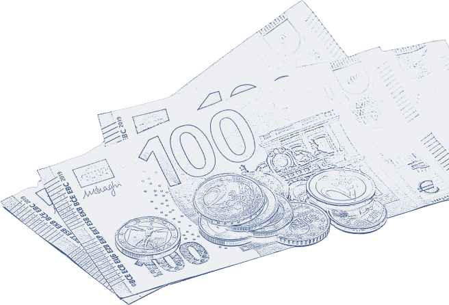 Geldschein Platzhalter finanzielle Ziele